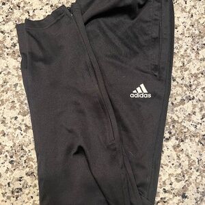 adidas medium black women's 3 stripes slim tapered pants
